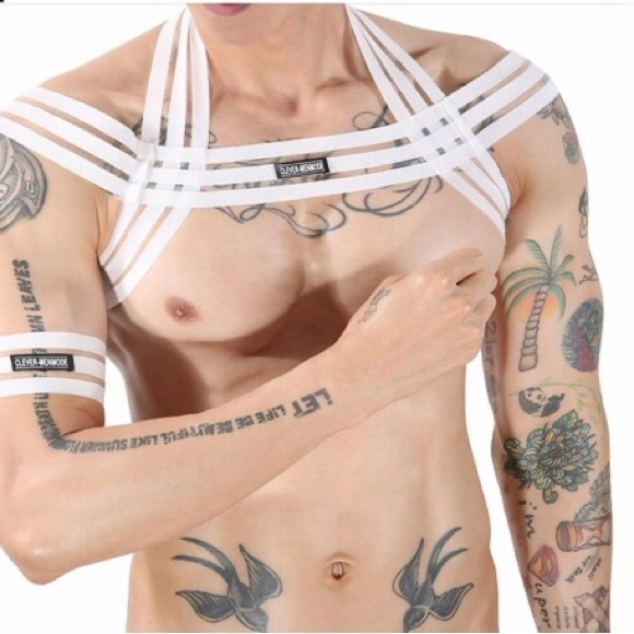 Mens Harness, Elastic Body Chest Harness - Picture 4 of 5